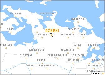 map of Ozerki