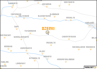 map of Ozerki