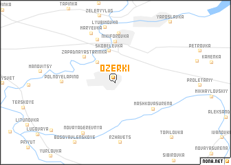 map of Ozerki