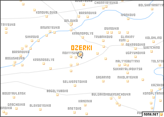 map of Ozerki