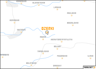 map of Ozerki