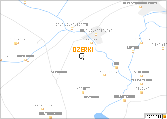 map of Ozerki