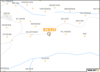 map of Ozerki