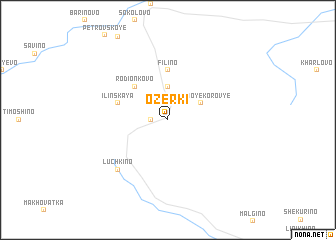 map of Ozerki