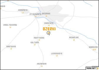 map of Ozerki