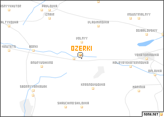 map of Ozerki