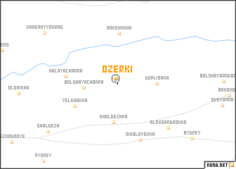 map of Ozerki