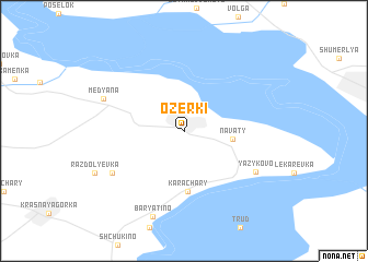 map of Ozerki