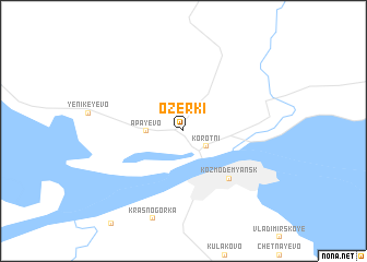 map of Ozerki