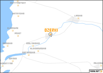 map of Ozerki