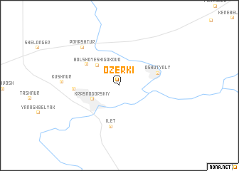 map of Ozerki