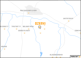 map of Ozerki