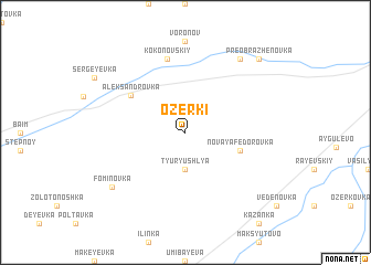 map of Ozerki