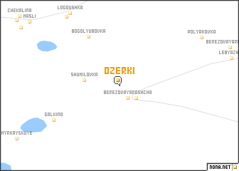 map of Ozerki