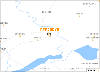 map of Ozërnaya