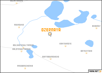 map of Ozërnaya