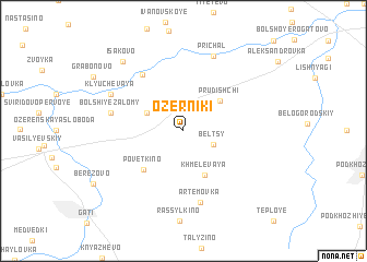 map of Ozërniki