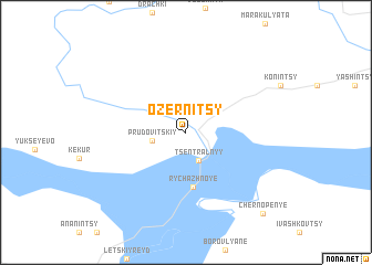 map of Ozernitsy