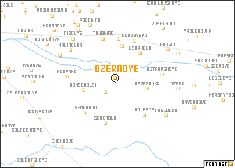 map of Ozërnoye