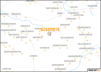 map of Ozërnoye