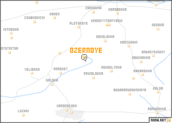 map of Ozërnoye