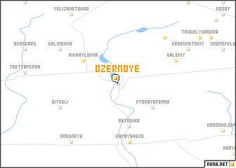 map of Ozërnoye