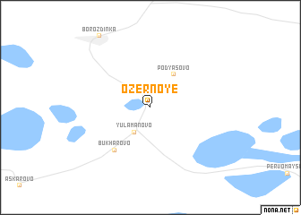 map of Ozërnoye