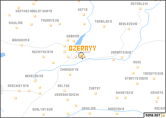 map of Ozernyy