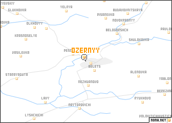 map of Ozërnyy
