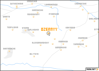 map of Ozërnyy