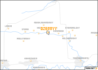 map of Ozërnyy