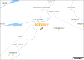 map of Ozërnyy