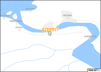 map of Ozërnyy