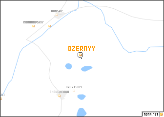 map of Ozërnyy