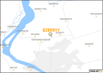 map of Ozërnyy