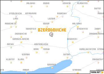 map of Ozerodoviche