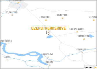 map of Ozero Tagarskoye