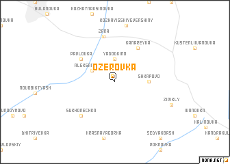 map of Ozërovka