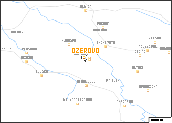 map of Ozerovo