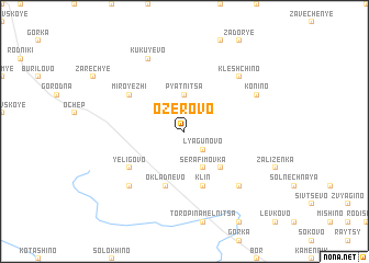 map of Ozerovo