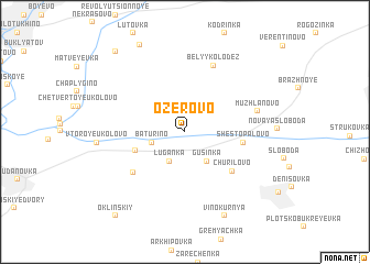map of Ozerovo
