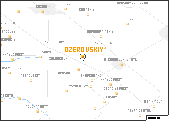 map of Ozerovskiy