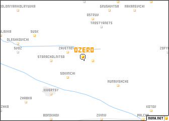 map of Ozero