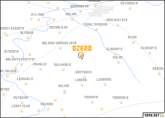 map of Ozero