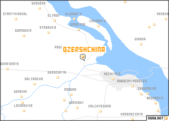 map of Ozërshchina