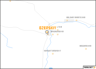 map of Ozërskiy