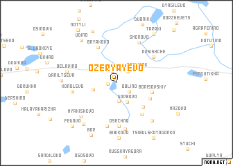 map of Ozeryayevo