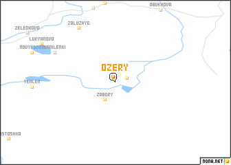 map of Ozëry