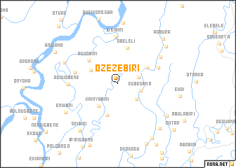 map of Ozezebiri