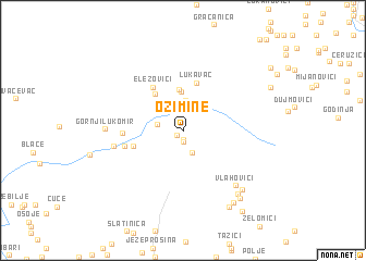 map of Ozimine